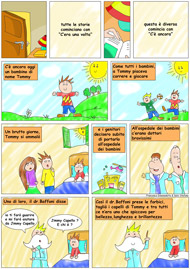 Prima pagina del fumetto vincitore del concorso Prima pagina del fumetto vincitore del concorso